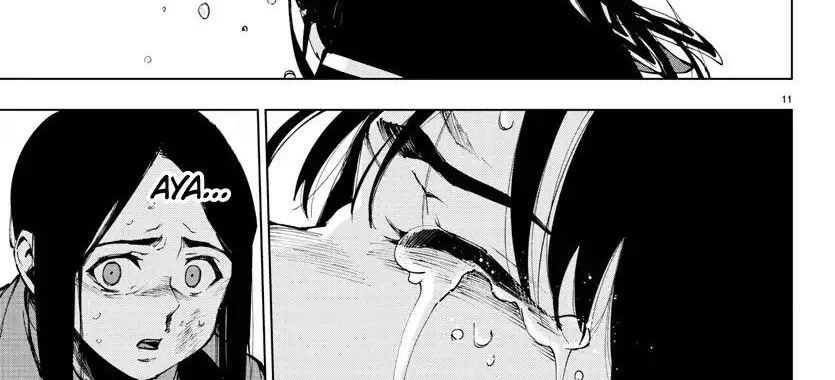Anime-Mädchen, das mit komischer Übertreibung schluchzt, in einem Reaktionsbild