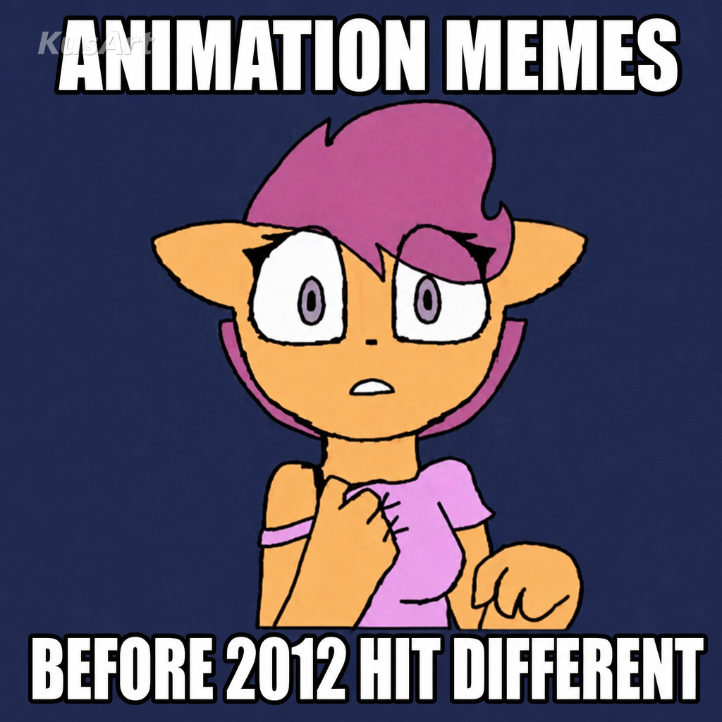 Before 2012 animation meme captioned 'animation memes / before 2012 hit different'