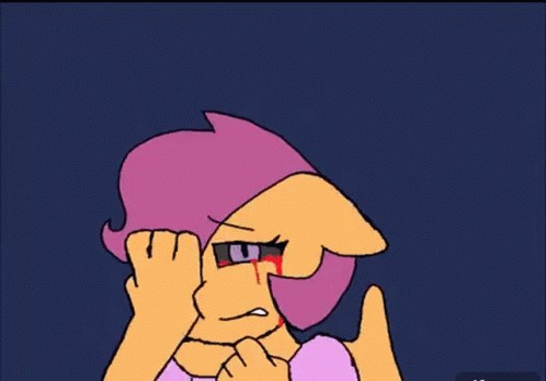Choppy chibi animation captioned as a nostalgic animation meme