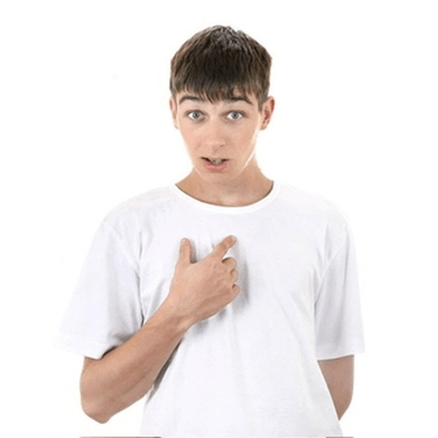 AI Generated Guy Pointing at Himself Meme
