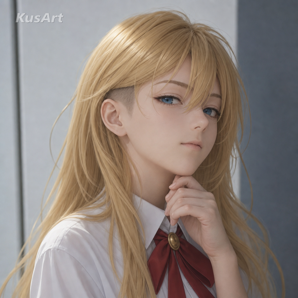 Low taper fade meme remade with an anime character showing fresh-fade confidence