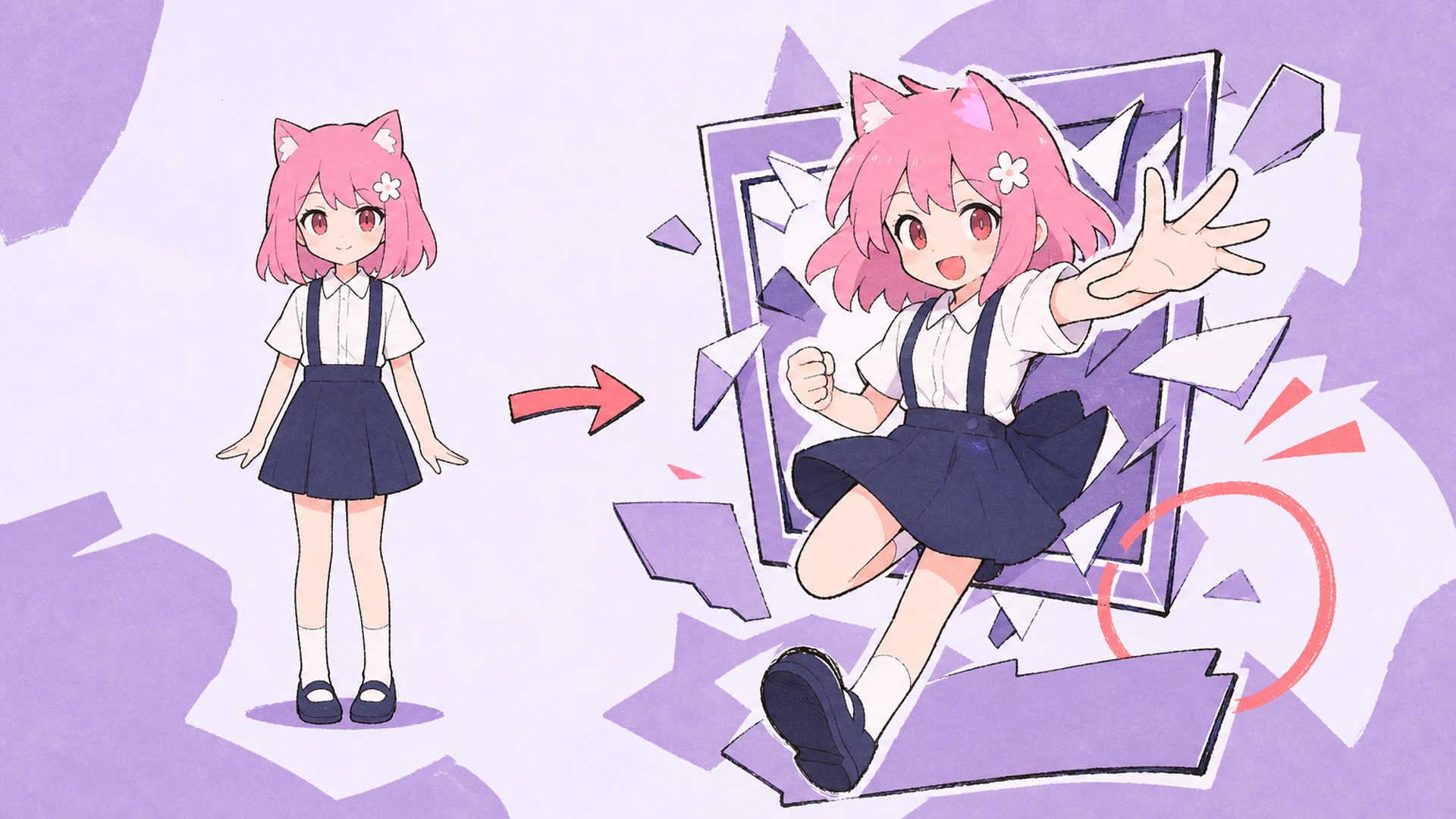 Create a Finished Breaking-Frame Anime Poster Without Rebuilding the Layout - AI Breaking-Frame Poster Maker