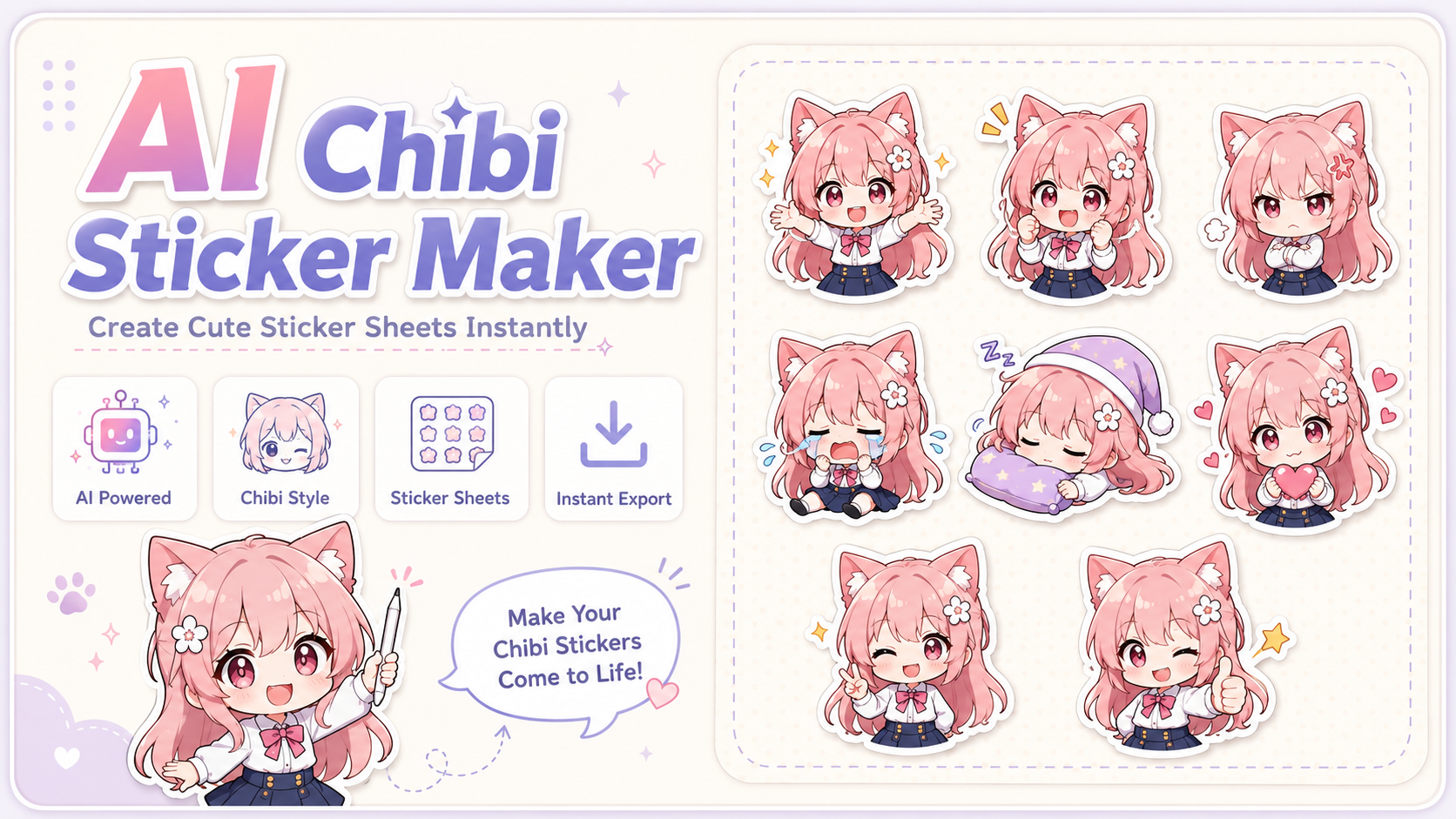 AI Chibi Sticker Maker