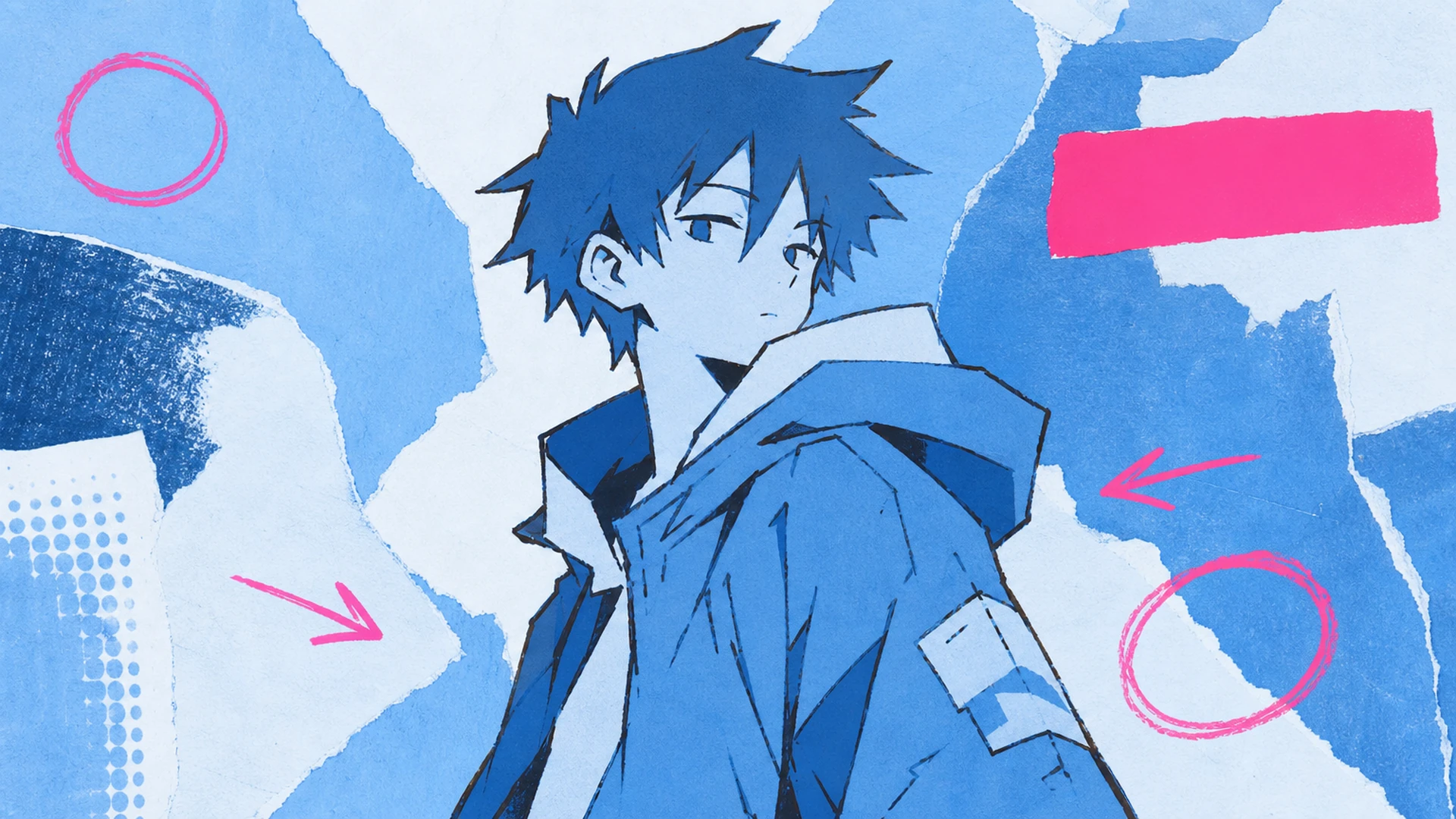 Manga Character Hype Art - AI Manga Streetwear Zine Poster Maker