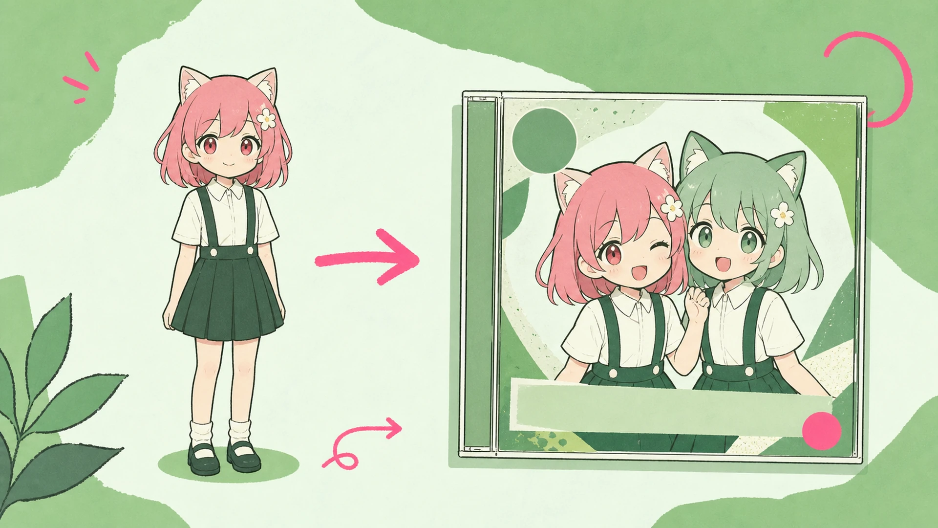 Create a Finished Two-Character Album Cover Without Rebuilding the Layout - AI Duo Album Cover Maker