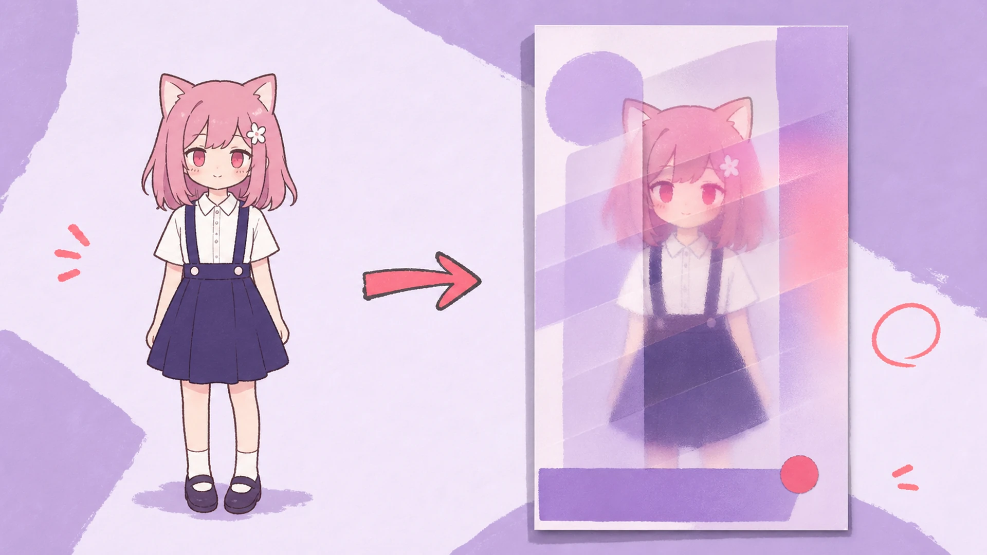 Create a Finished Frosted-Glass Anime Poster Without Rebuilding the Layout - AI Prism Blur Anime Poster Maker