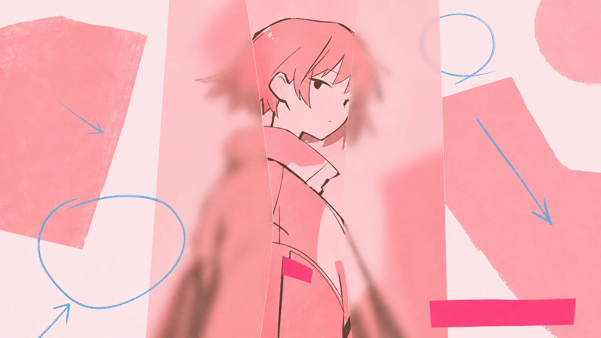 Dramatic Character Key Art - AI Prism Blur Anime Poster Maker