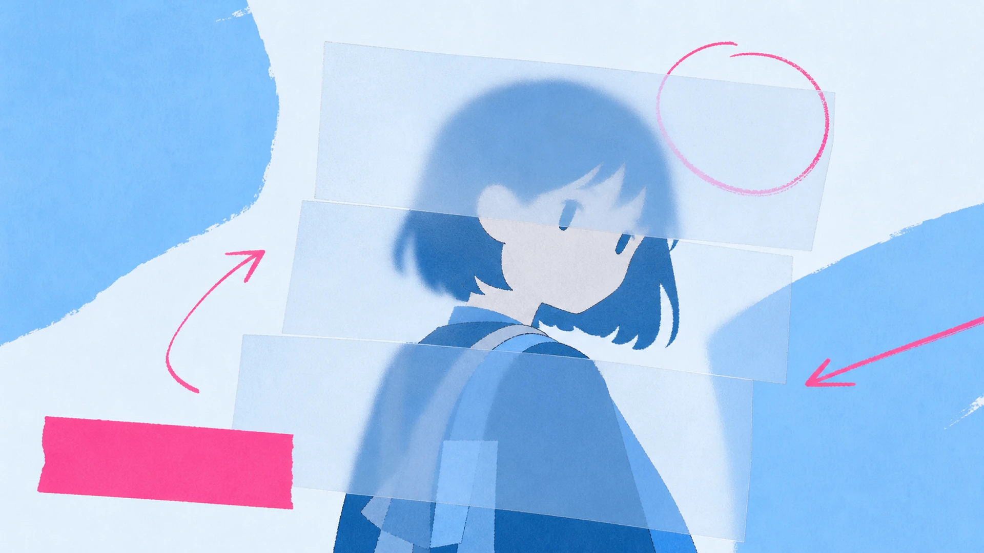 Gallery-Style Print - AI Prism Blur Anime Poster Maker