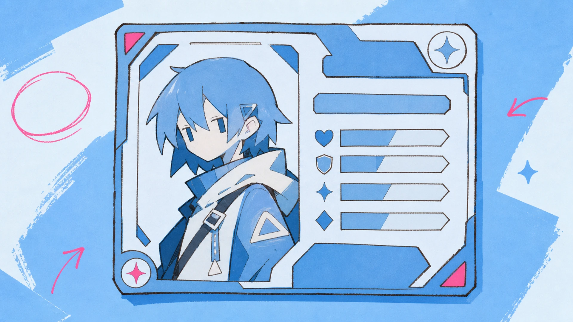 Collectible OC Profile - AI Game-Style Character ID Card Maker