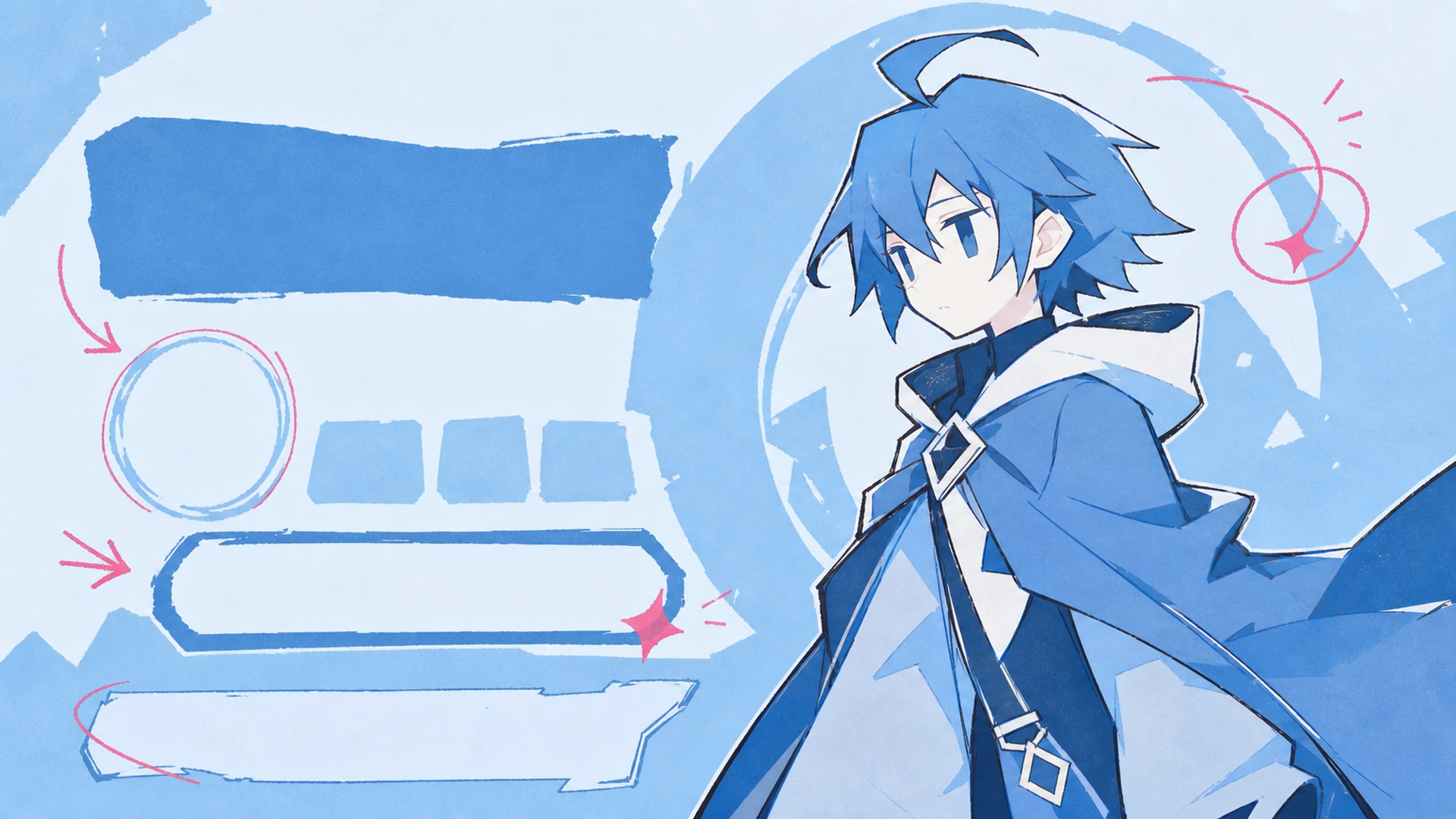 Original Character Event Page - AI Gacha Game Landing Page Generator