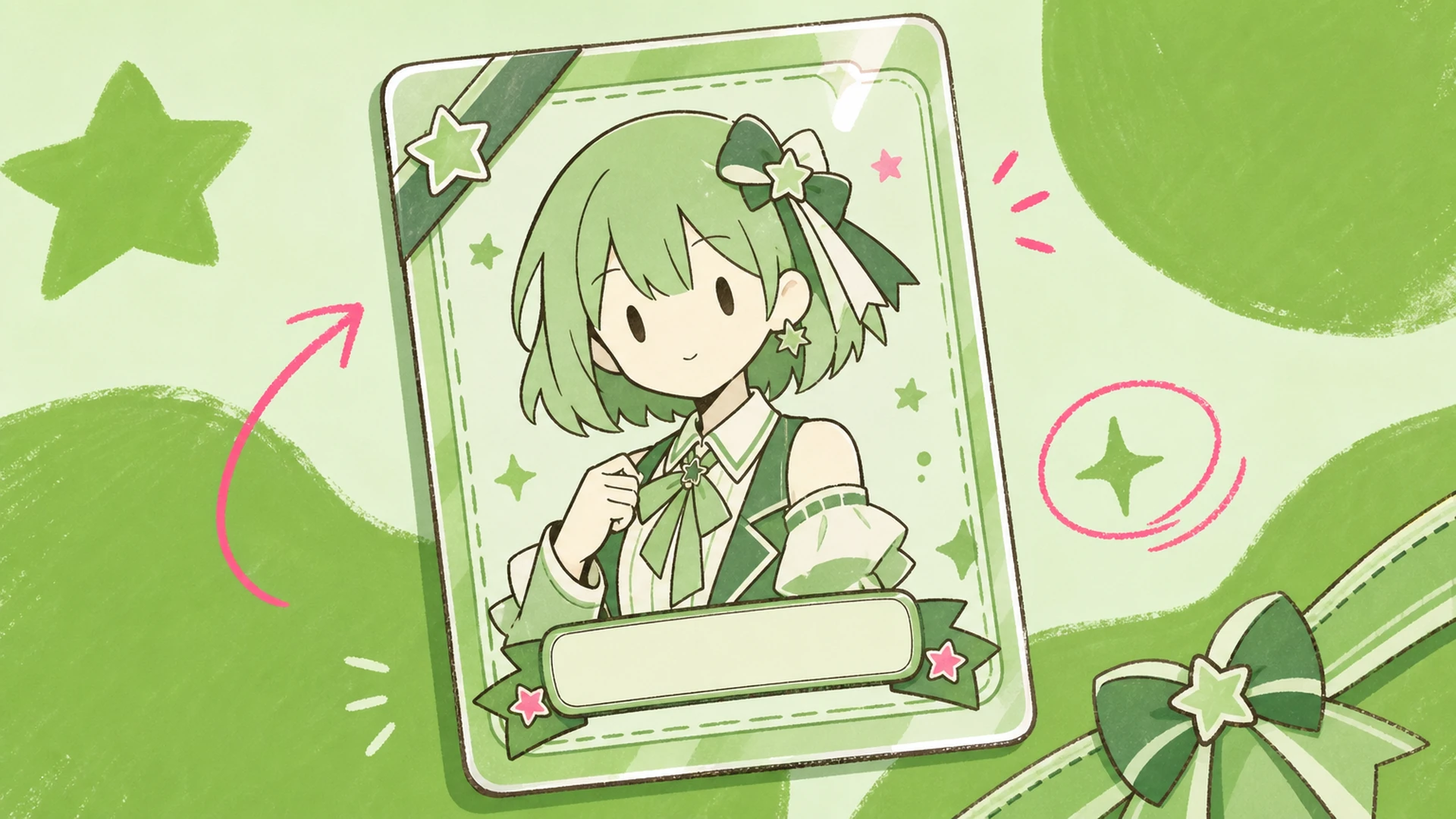 Virtual Idol Profile - AI Idol Character ID Card Maker