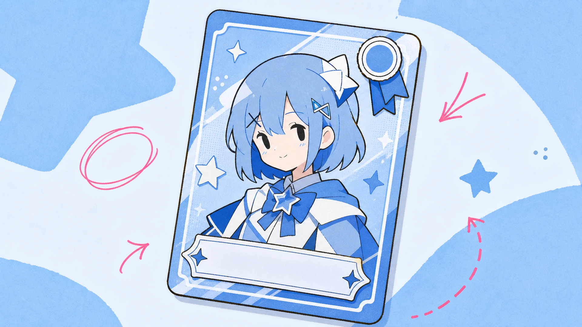VTuber Debut Card - AI Idol Character ID Card Maker