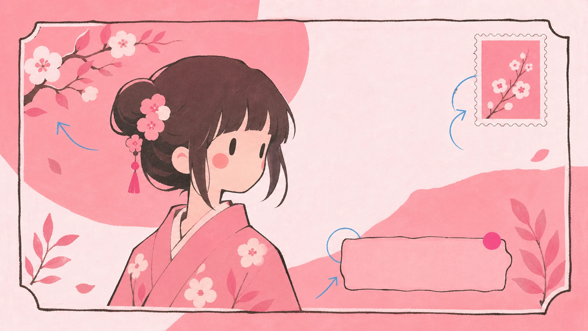 Japanese Aesthetic Post - AI Japanese Wafu Postcard Maker