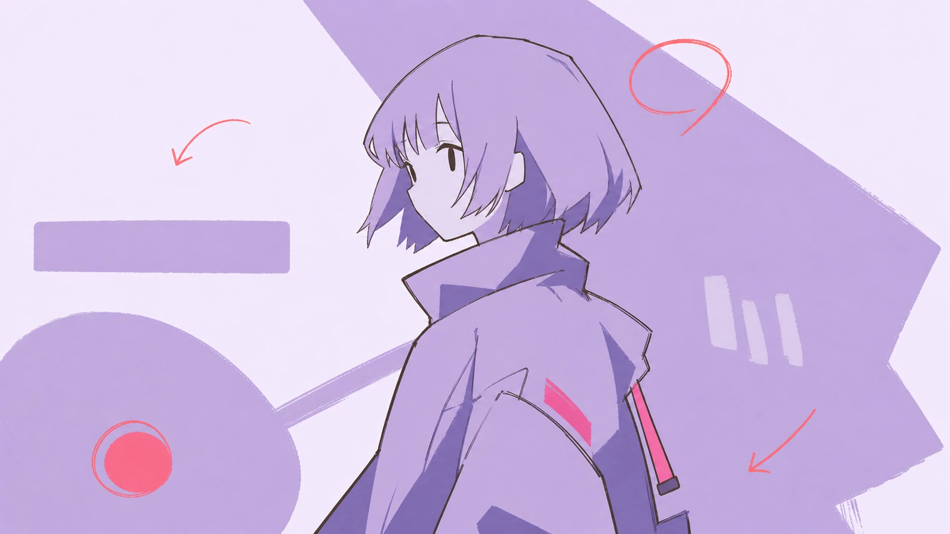 Minimalist Character Print - AI Monochrome Anime Poster Maker