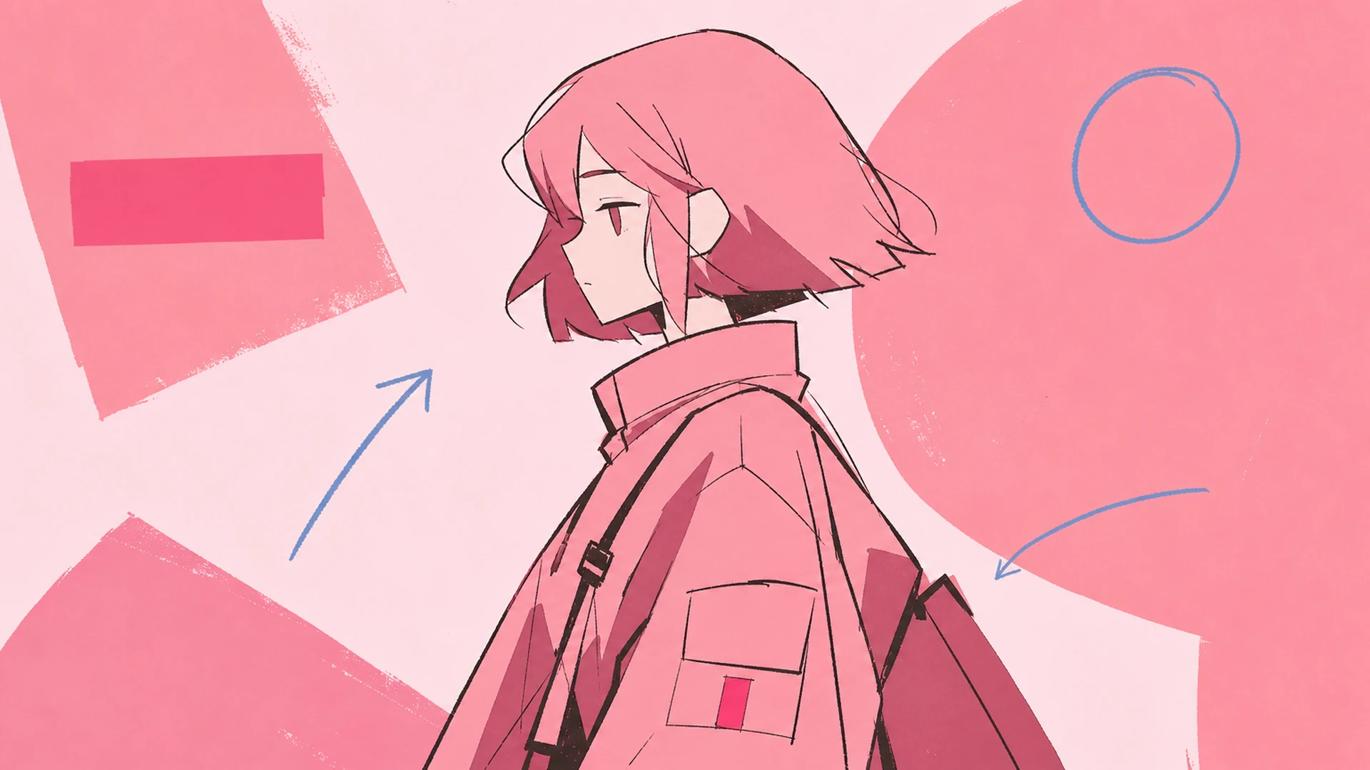 OC Profile Poster - AI Monochrome Anime Poster Maker