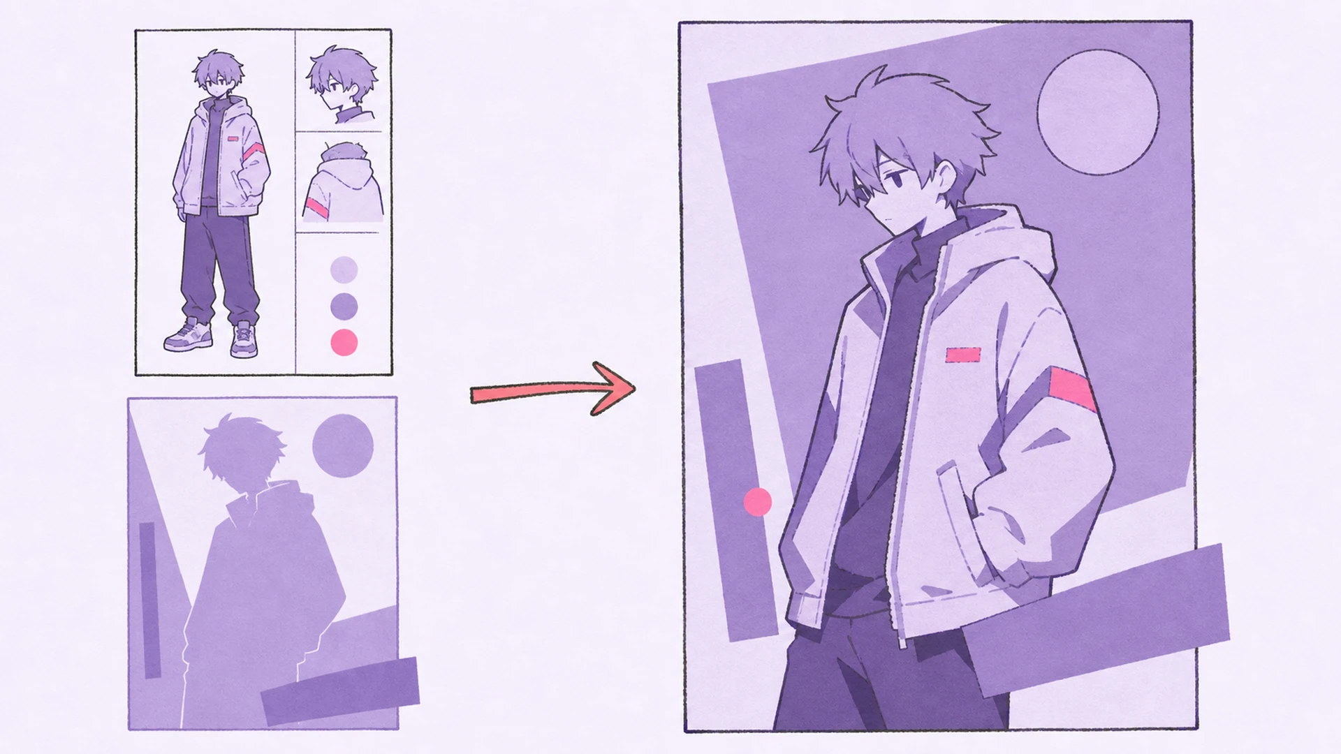 What Is AI Purple Monochrome Anime Poster Maker? - AI Purple Monochrome Anime Poster Maker